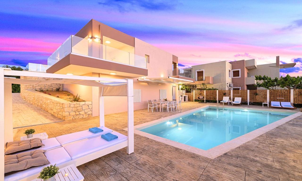 Allas Villa Heated Pool Hanya Dış mekan fotoğraf