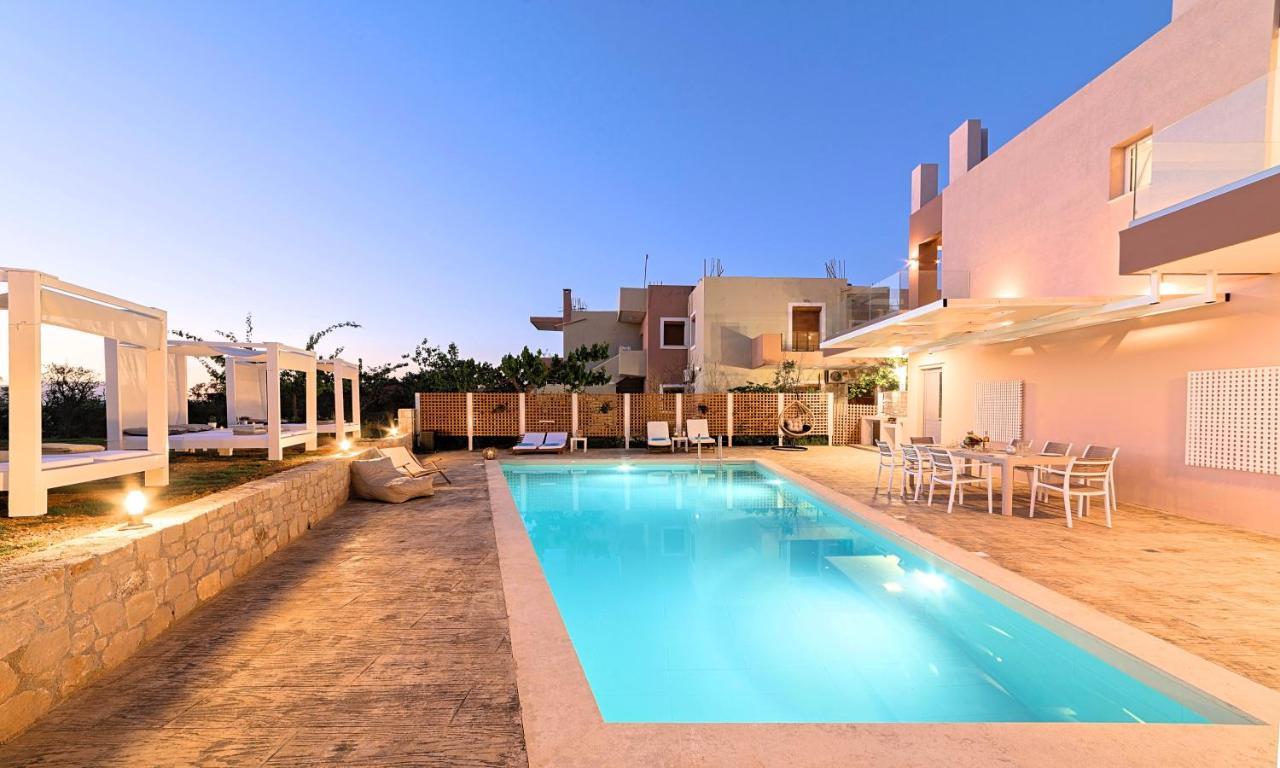 Allas Villa Heated Pool Hanya Dış mekan fotoğraf