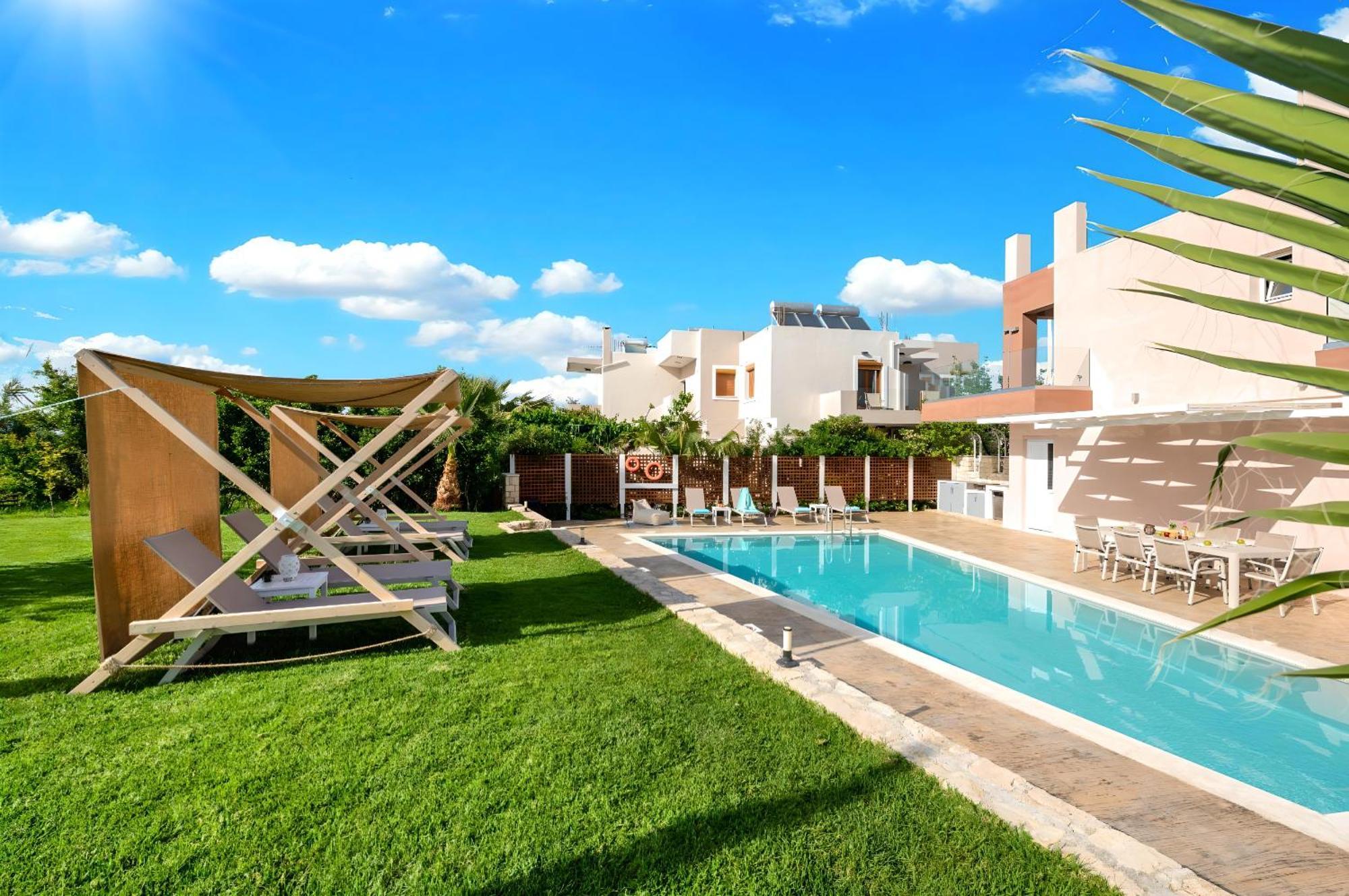 Allas Villa Heated Pool Hanya Dış mekan fotoğraf
